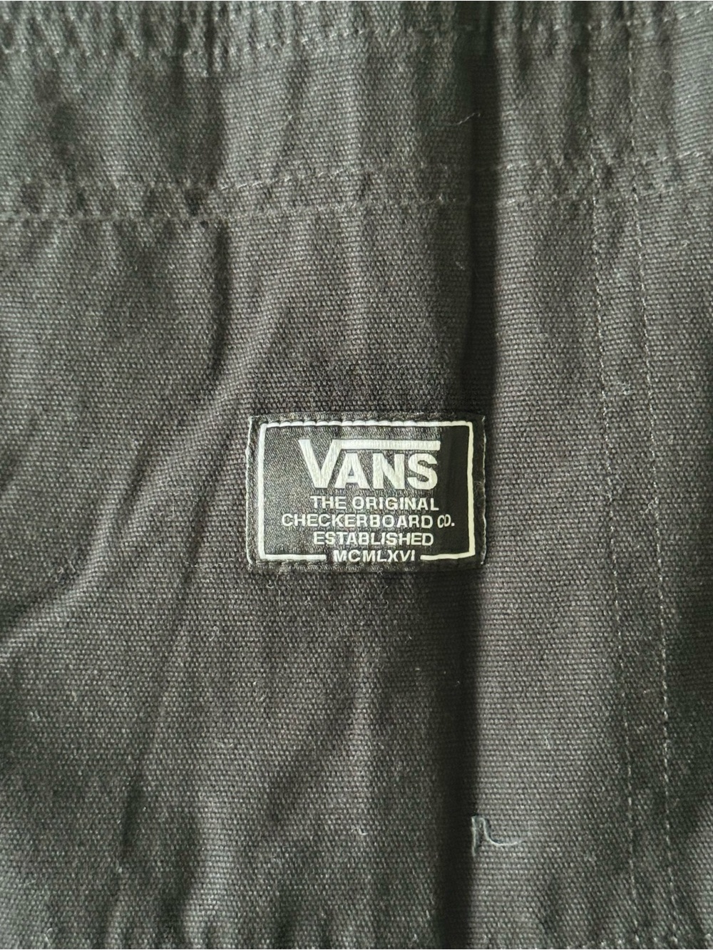 Vans Black Bib Overalls Pants - Picture 7 of 13